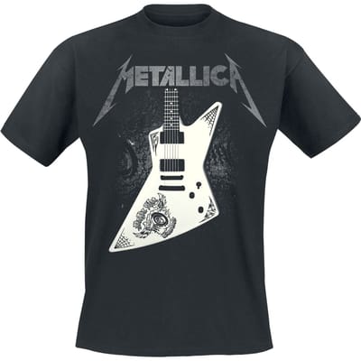 Metallica T-shirt - Papa Het Guitar - S tot XXL - voor Mannen - zwart