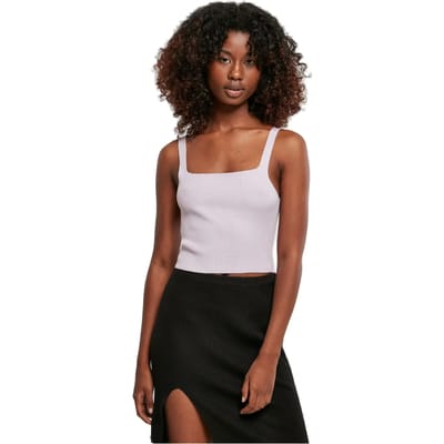 Korte gebreide tanktop voor dames Urban Classics