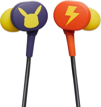 PowerA Oordopjes met Draad voor Nintendo Switch - Accessoire Nintendo Switch - Pikachu Blossom