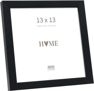 Deknudt Frames fotolijst S243K2 - zwart - smal - foto 13x13 cm
