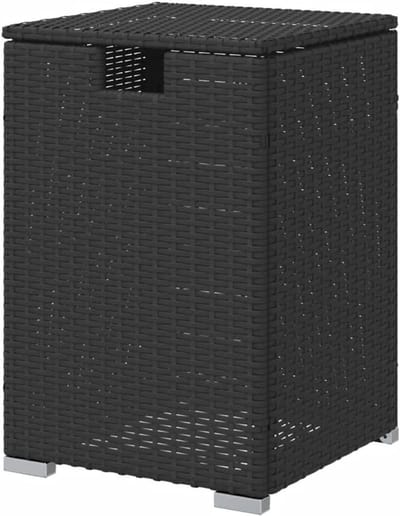 Propaantank Afdekking - Bijzettafel - Buitenruimte Opruimen - Verborgen Opbergvak - 40x40x60 cm - Zwart