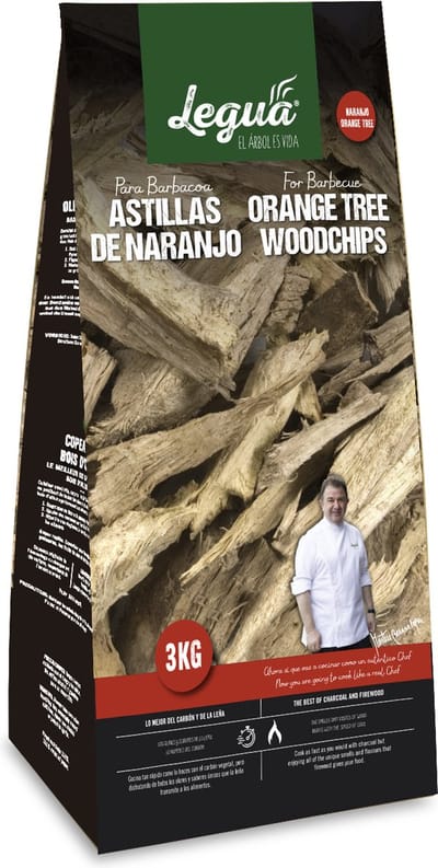 BBQ houtchips Sinaasappel 3kg - Europees en duurzaam geproduceerd
