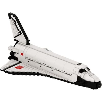 Gobricks MOC Bricks 1:110 Buran Collector Edition Raket Blokkenset Ruimte Ruimtevaartuig Kinderspeelgoed Cadeaus white