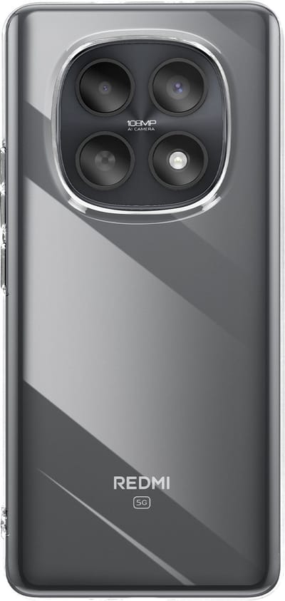 Mayaxess, Hoesje voor Redmi Note 15 Zachte Siliconen Bescherming, Transparant