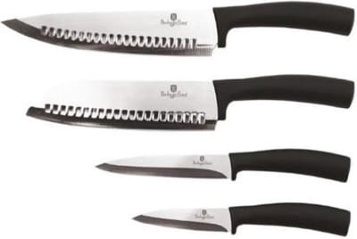 Berlinger Haus 2466 - 4 delige messenset - black Silver collection