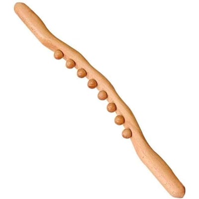 Gua Sha Stick Houten Lichaamsmassage Stick Handheld Buik Cellulitis Massager Voor Rugverlichting Houttherapie Massage Ontspannen beige