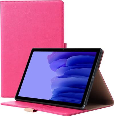 Hoesje geschikt voor Samsung Galaxy Tab A7 2020 10.4 inch Kunstleer Opbergvakje Luxe Magnetisch