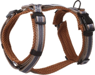 Hond Harnas Y-vorm Ubud Zwart XS 28-52cm 32-50cm 15mm