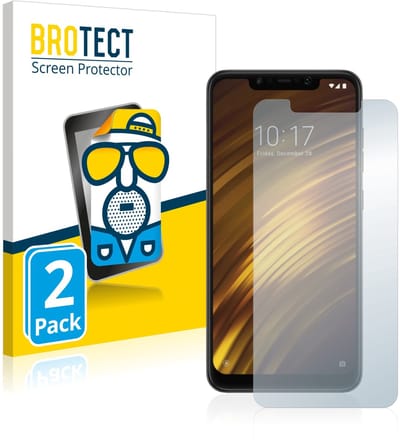 BROTECT - Screenprotector voor Xiaomi Pocophone F1 - Folie Beschermfolie matte 2 Stuks