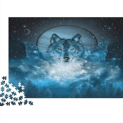 Houten Puzzel - Legpuzzel Dieren - Ontspanning en Plezier - Unieke Vormen - 1000 Stukjes 75x50cm - Multicolor