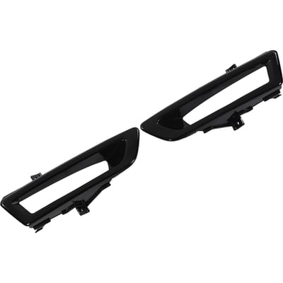 Glanzend Zwart Voorbumper Mistlamp Lampafdekking Sierlijst LR061234 Vervanging voor Land Rover Discovery Sport L550 2015 tot 2019 black