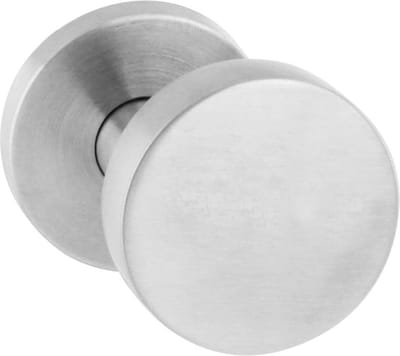 Intersteel Knop rond verkropt rvs geborsteld
