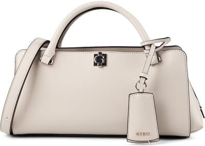 GUESS schoudertas handtas Audrey Girlfriend Satchel Light Taupe