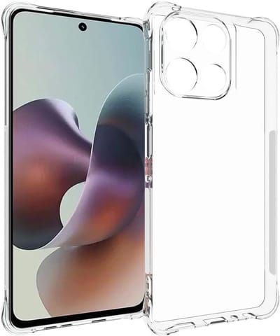 Hoesje Geschikt voor Motorola G56 5G - Transparant - Casemania Anti-shock Back Cover - Extra Stevig Val en Stootbescherming