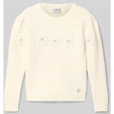 Gebreide pullover met siersteentjes