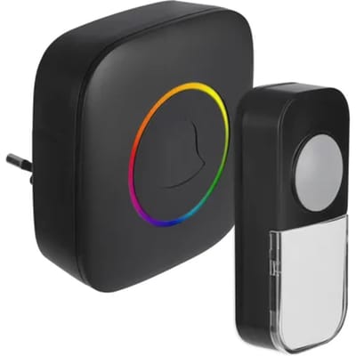 Exin Gong - Plugin - Beldrukker - Kinetisch - Licht - Zwart