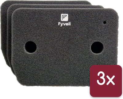 Fyveli - BG Filter Alternatief Miele T1 drogers - 3 stuks - 210x155x30mm
