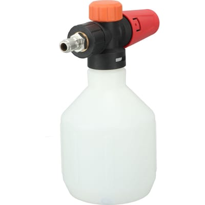 Pulvérisateur à Mousse pour Voiture 500ml Portable Haute Pression Canon à Mousse avec Connecteur Rapide 1/4 Pouce pour Jardin Lavage de Voiture Rond black