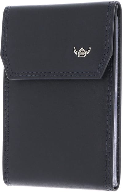 Golden Head Leren kaarthoes Polo RFID Protect Kartenetui 4425 Marineblau donkerblauw