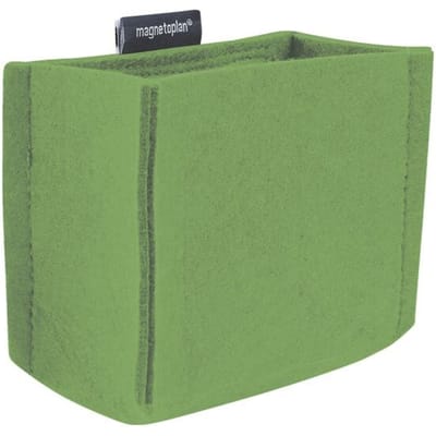 Magnetoplan magnetoTray ecoAware MEDIUM pennenbakje, vilt groen, magnetisch, 130 × 100 × 60 mm