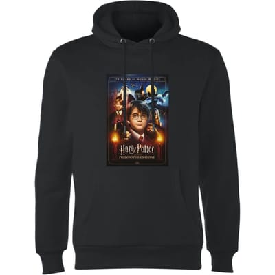 Harry Potter Philosopher's Stone Hoodie - Black - M