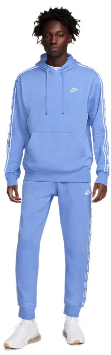 Nike Club Fleece Heren - Comfortabele & Stijlvolle Blauwe Vrijetijdstrui met Capuchon en Handige Zakken - Maat S - Voor Sport en Dagelijks Gebruik