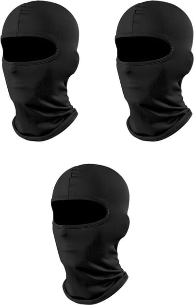 3x Winddicht Motorfiets en Fiets Speedstofmasker - UV-Bescherming
