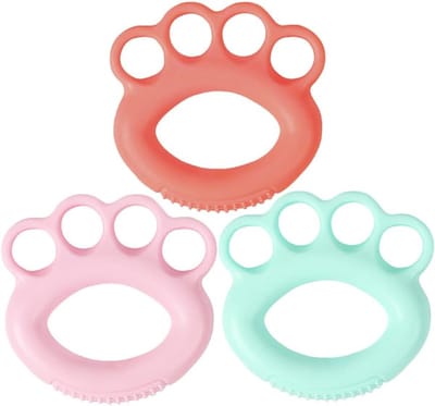 Handtrainers - 3 stuks siliconen griptrainer ringen vingertrainer voor handfysiotherapie revalidatie en fitness handversterking