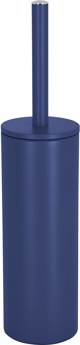 spirella WC Borstel met Houder - AKIRA - Toiletborstel Vrijstaand - Staal - Blauw
