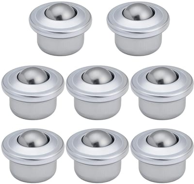 Meerdere Kleine Meubels Wielen met Bal Lagertjes, Universele Casters voor Meubels, 16mm Hoogte, 8 Stuks