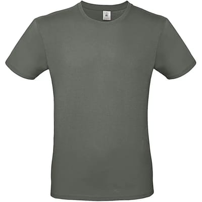 Classic E150 T-shirt B&C Collectie Millenial Khaki Maat L