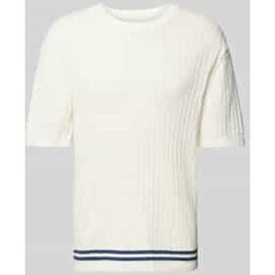 T-shirt in tricotlook