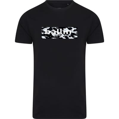 Ballin Est. 2013 - Heren Tee SS Camo Block Shirt - Zwart - Maat XXL