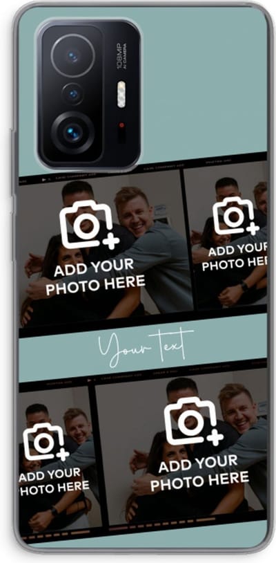 Gepersonaliseerd - Case Company® - Hoesje geschikt voor Xiaomi 11T hoesje - Filmrol N°2 - Soft Cover Telefoonhoesje - Bescherming aan alle Kanten en Schermrand