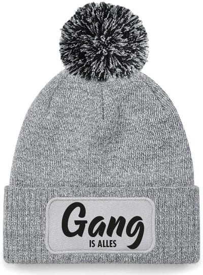 Gang is alles wintermuts met pompoen - soBAD. | Wintersport| Après ski outfit Warme Muts voor Volwassenen | Heren en Dames Beanie