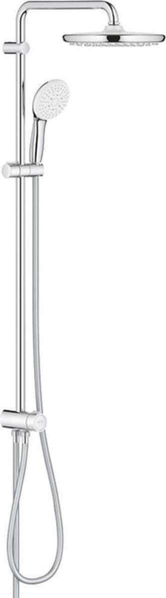 Grohe Tempesta 250 Cube opbouw regendoucheset – zonder kraan – 25x25 cm hoofddouche – vierkante handdouche – chroom