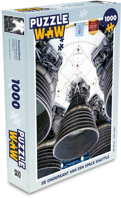 Puzzel De onderkant van een space shuttle - Legpuzzel - Puzzel 1000 stukjes volwassenen