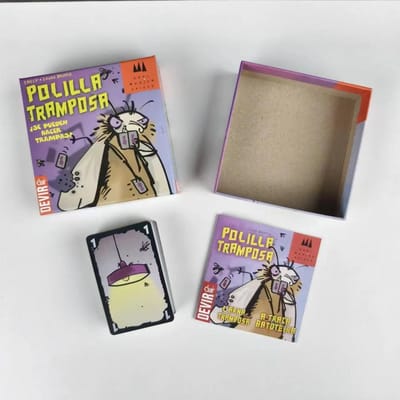 Spaanse Mogel Motte Polilla Tramposa Kaartspel Devir-game mot cheate Ideaal Voor Familiefeest Interactieve Speelgoed gray