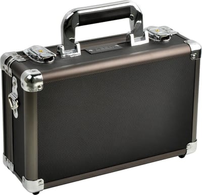 DESQ® 3658 -Transportkoffer | Plukschuim en Vakindeling | Afsluitbaar | 33 x 26 x 13 cm
