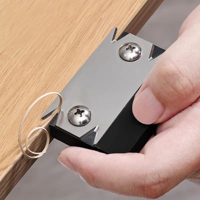 Randband Trimmer - 2024 Verbeterde Mini Randband Trimmer & Snijder, Roestvrijstalen Mes Kantband Trimmer voor Houtbewerking, Duurzame Randband Trim Tool voor Hout, Fineer, PVC, ABS