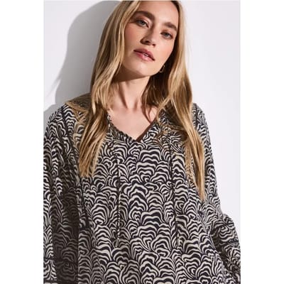 Tuniek met decoratieve details