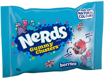 Nerds Gummy Clusters Berries - 20 x 45gr - Voordeelverpakking