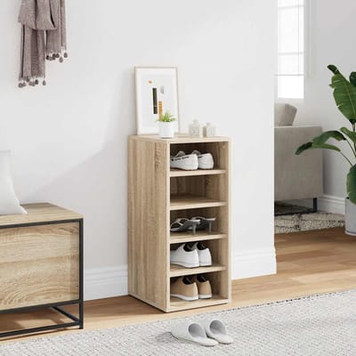 vidaXL - Schoenenkasten - 31,5 - x - 35 - x - 70 - cm - Sonoma - Eiken