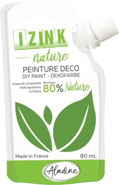 Aladine plakkaatverf Izink Nature 80 ml groen milieuvriendelijk.
