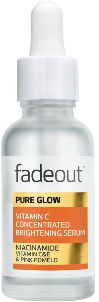 Fade Out Pure Glow Concentrated Brightening Serum 30 ml - Vitamine C & Niacinamide - Stralende Huid - Pigmentvlekken