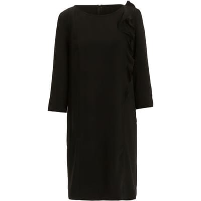 River Woods Dress Volant Detail Black Größe: 40 | Minikleider Outlet | Damen | Schwarz