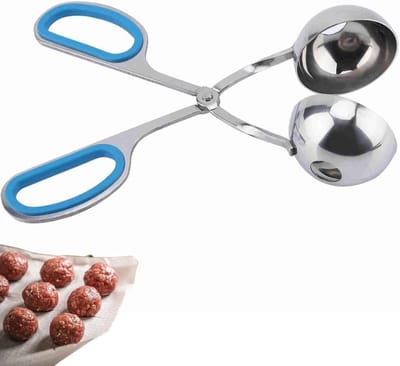 Grote RVS Scoop voor Gehaktballen en Cake Pops, Ideaal voor Melon Baller en Koekjesdeeg