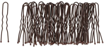 Haarsoires Styling Tool - Haardotspelden 4,5cm – Metalen Haarpinnen – Bruin – Set van 50 - Knotspelden voor Opsteekkapsels & Knot - Opsteekspelden - Sierpinnen voor Opsteekkapsels - Hair Pins