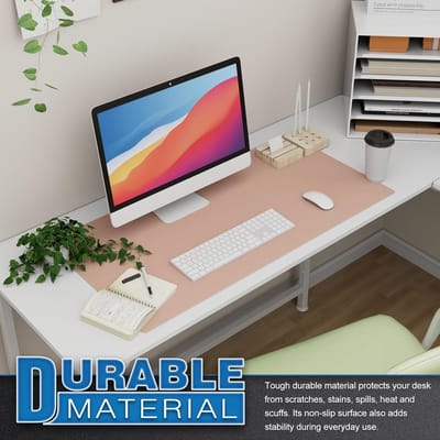 Protection de bureau en similicuir, Tapis de souris, Tapis de bureau, Bureau en similicuir antidérapant, Tapis de bureau pour ordinateur portable, Blocs-notes pour bureaux d'entreprise et de maison 1pc