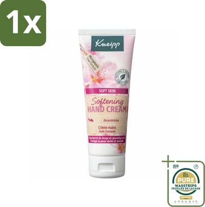 1 x Kneipp - Handcrème - Soft Skin - Amandelbloesem - 75 ml- Handcrème - Droge Handen - Gevoelige Handen - Amandelolie - Sheabutter